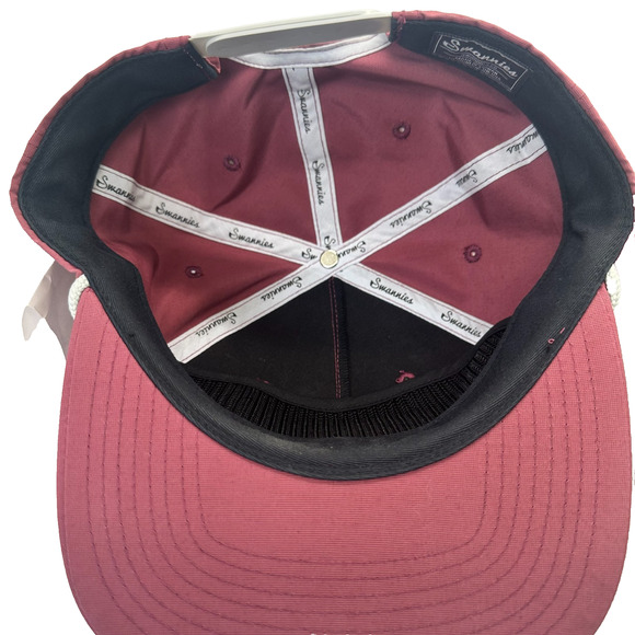 Lot of 2 Swannie's Golf‎ Snapback Hats Baseball Cap Lid 1 Gray 1 Maroon EUC - Picture 4 of 6